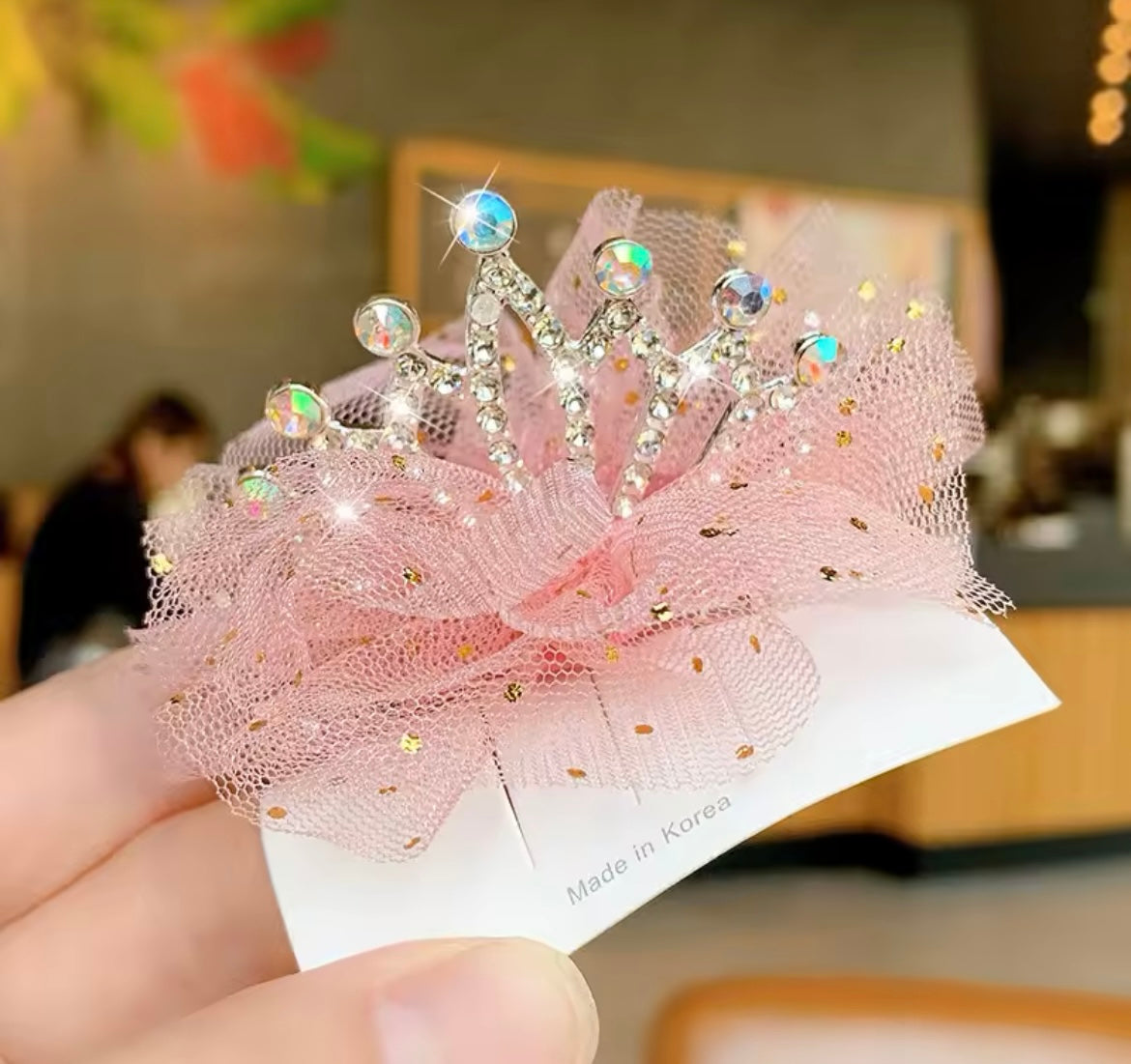 Crown & Whiskers Princess Pet Crown – Crystal Tiara for Cats & Dogs