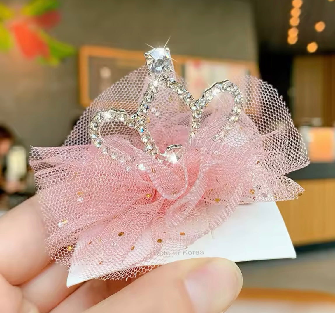 Crown & Whiskers Princess Pet Crown – Crystal Tiara for Cats & Dogs