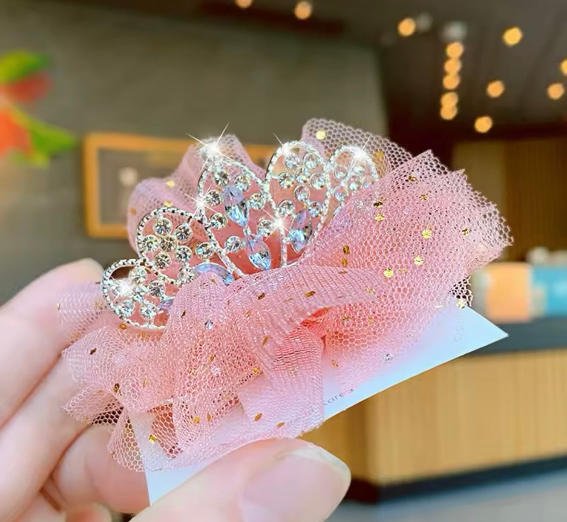 Crown & Whiskers Princess Pet Crown – Crystal Tiara for Cats & Dogs