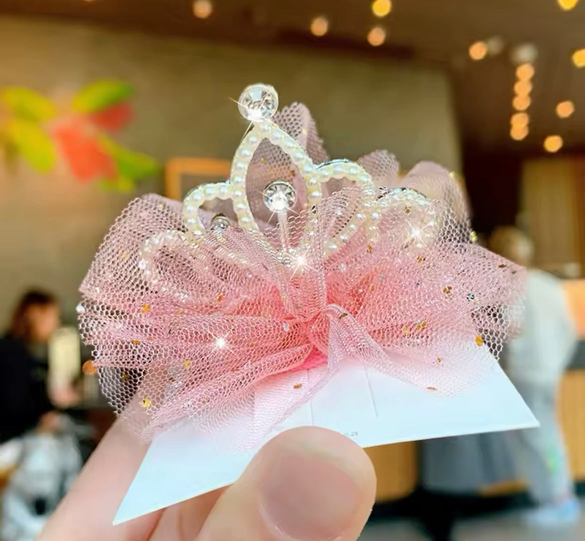 Crown & Whiskers Princess Pet Crown – Crystal Tiara for Cats & Dogs