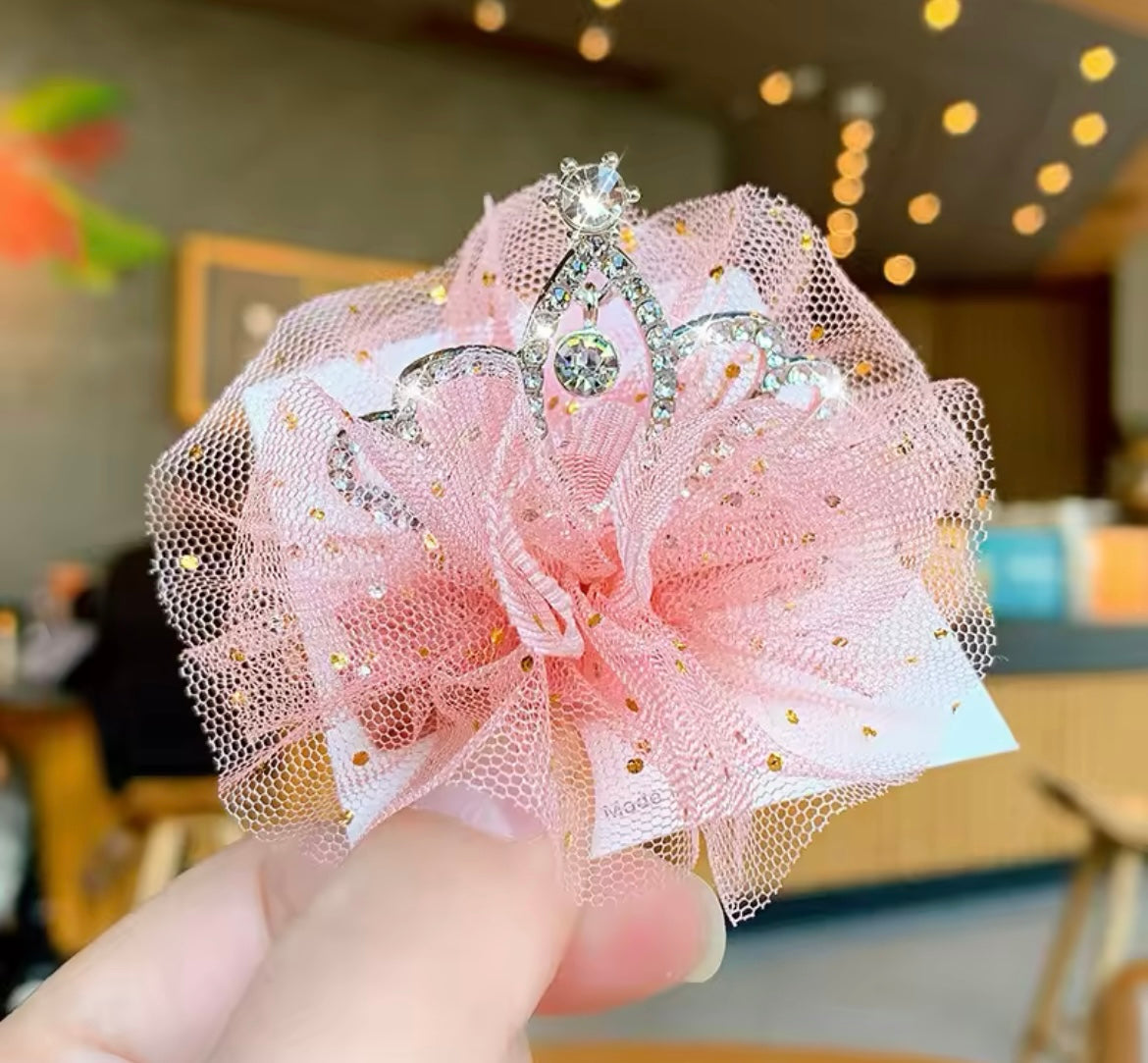 Crown & Whiskers Princess Pet Crown – Crystal Tiara for Cats & Dogs