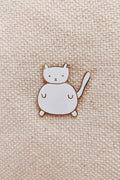 Charlotte Enamel Pin | Cute Cat Lover Pin Designed in Montreal