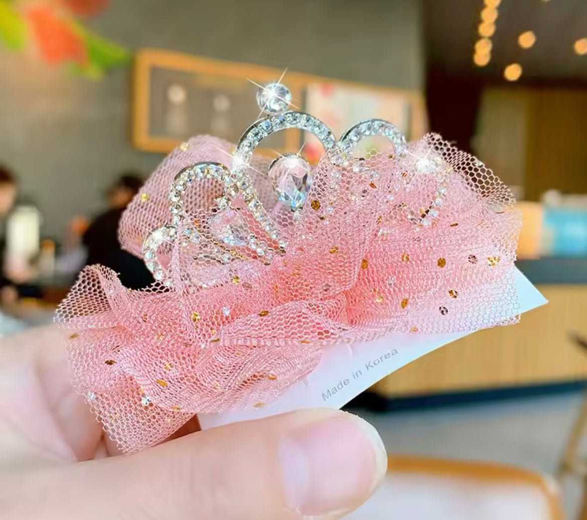 Crown & Whiskers Princess Pet Crown – Crystal Tiara for Cats & Dogs