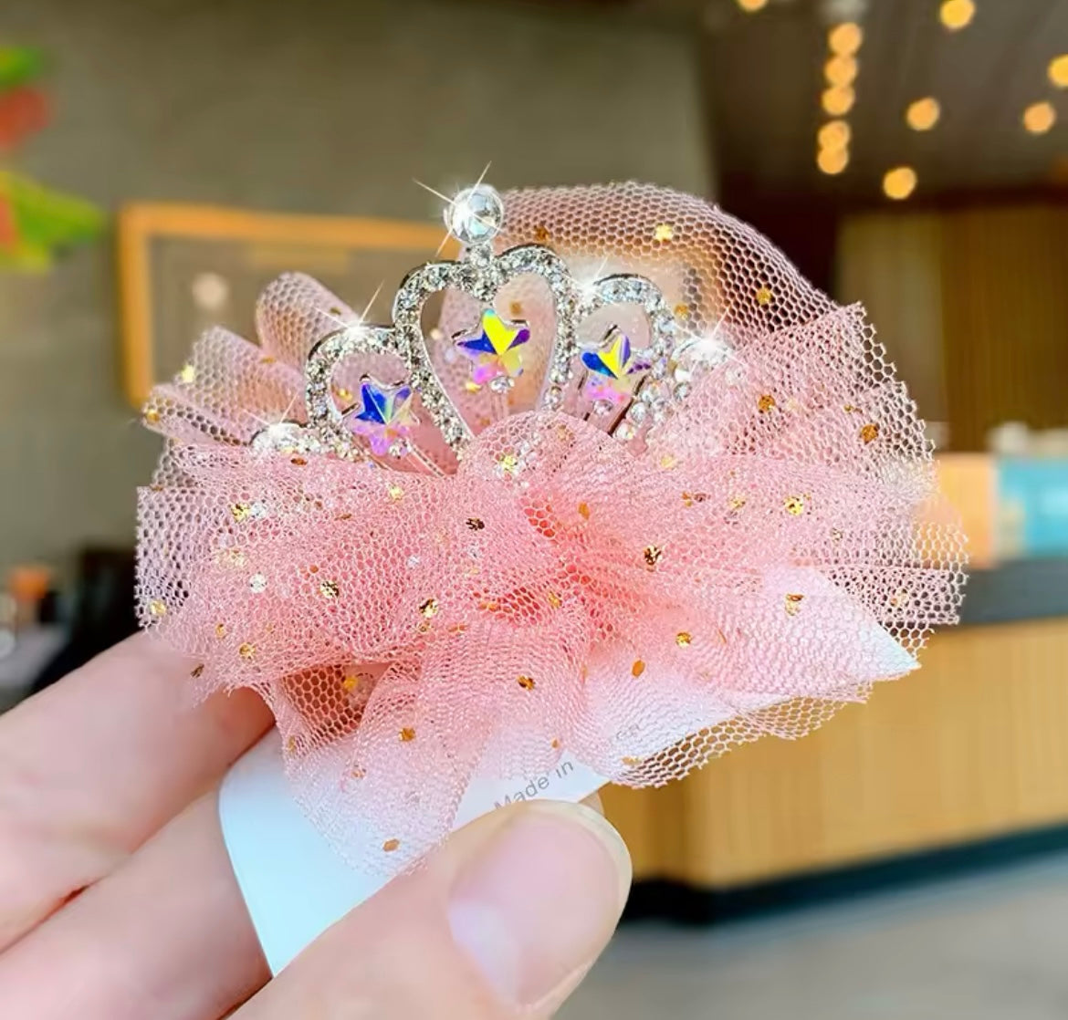 Crown & Whiskers Princess Pet Crown – Crystal Tiara for Cats & Dogs