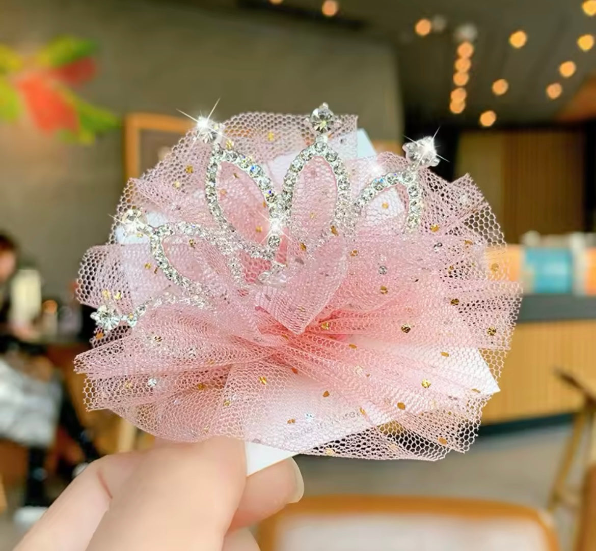 Crown & Whiskers Princess Pet Crown – Crystal Tiara for Cats & Dogs