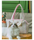 Crown & Whiskers Tinseltown Pet Carrier – Luxury Travel Carrier for Cats & Small Dogs