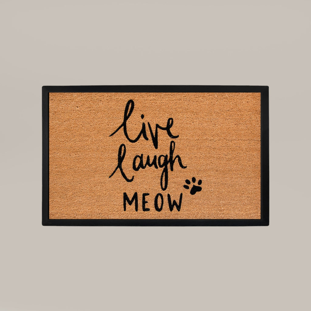 Live Laugh Meow Doormat Set