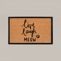 Live Laugh Meow Doormat Set