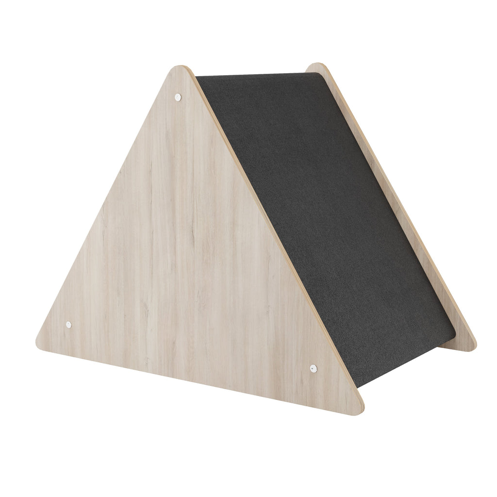 Crown & Whiskers Urban Teepee Pet House – Modern Wooden Cat & Small Dog Hideaway (Made in Canada)