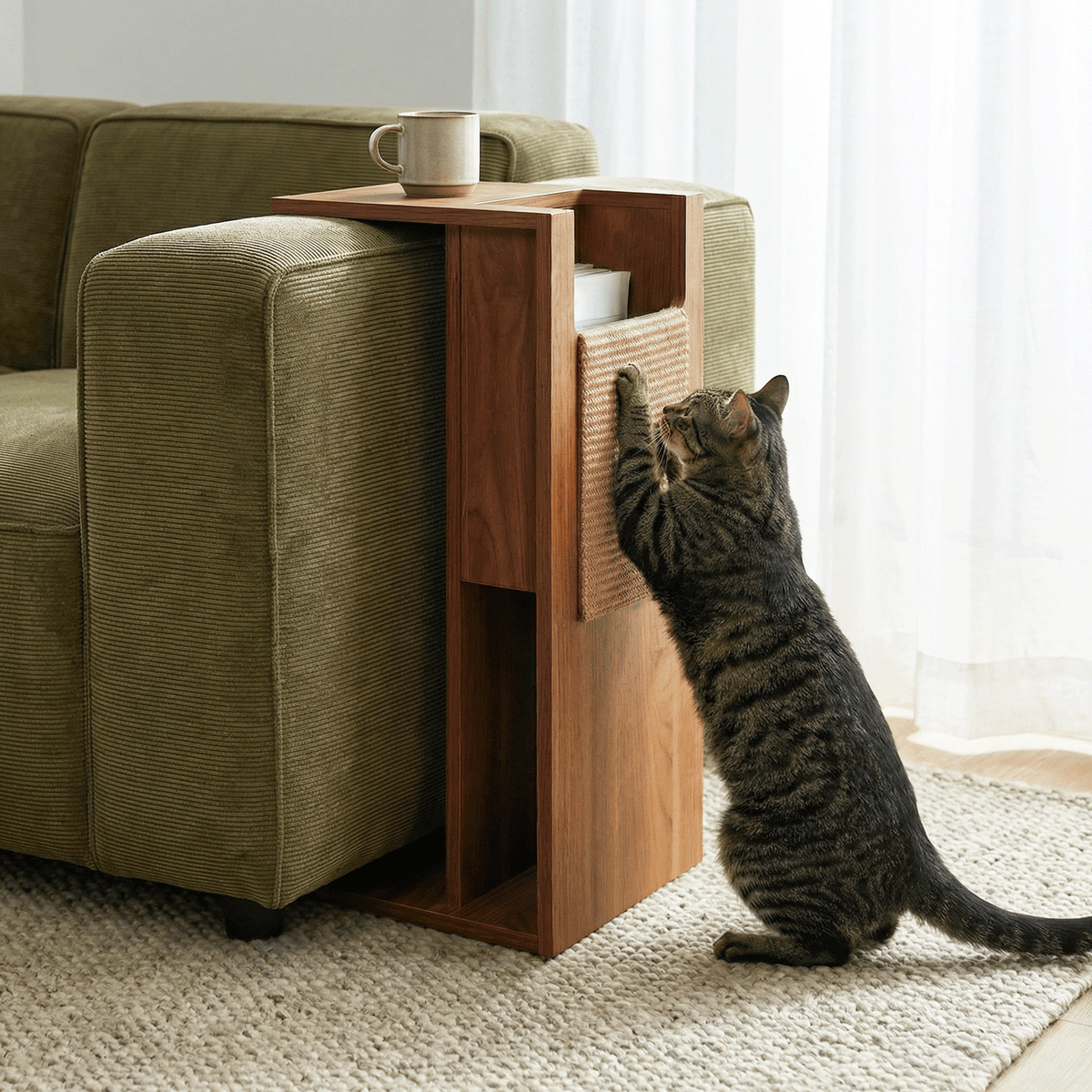 Jewl Nesting Table + Cat Scratcher