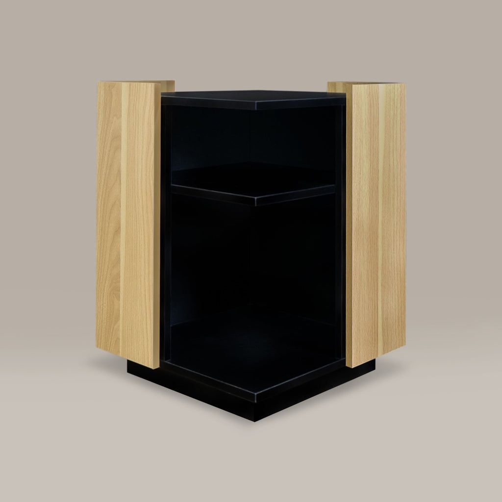 Leo Side Table with Cat Nook