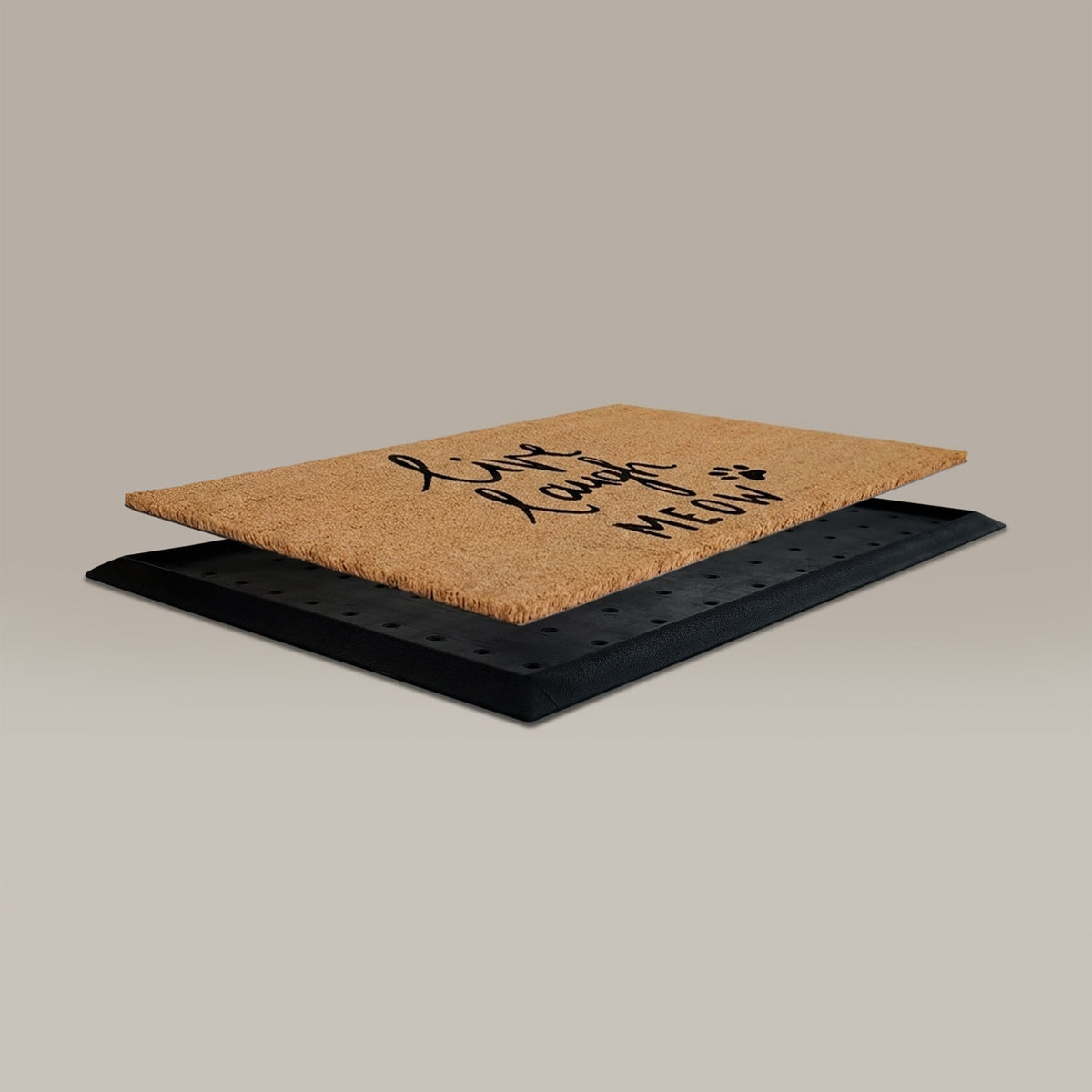 Live Laugh Meow Doormat Set