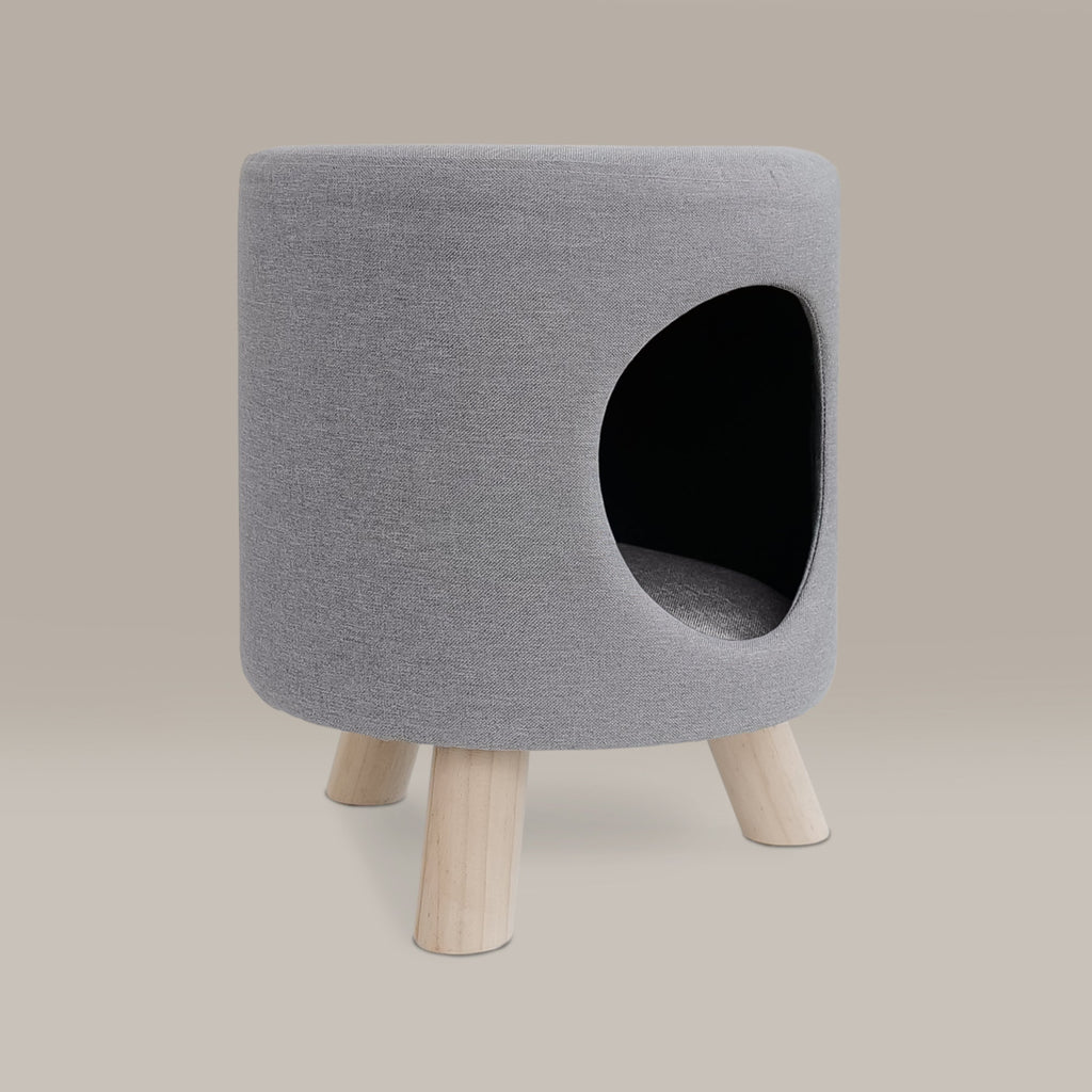 Wallie Pet Stool with Cozy Cat Nook